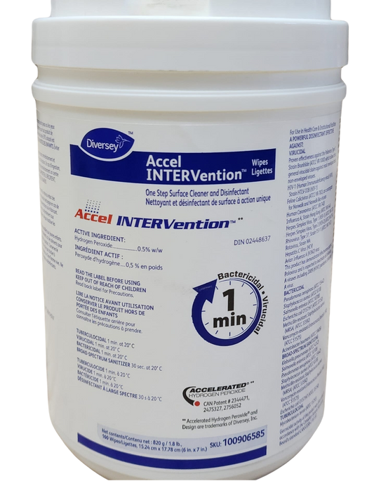 Accel INTERVentionTM Wipes 12pc